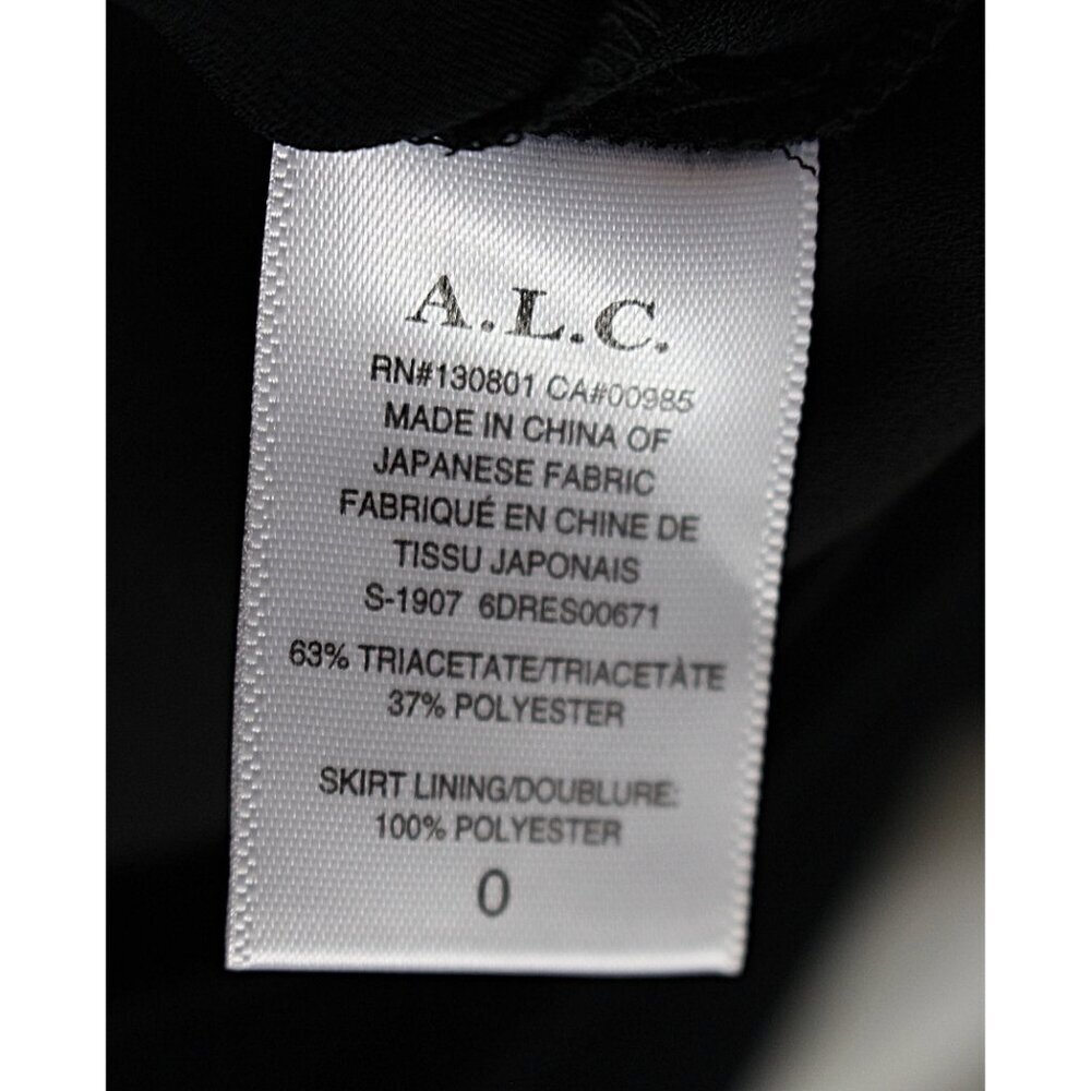 ALC - Greer LBD Dolman Dress in Japanese Triacetate, sz 6 EUC - Picture 13 of 14